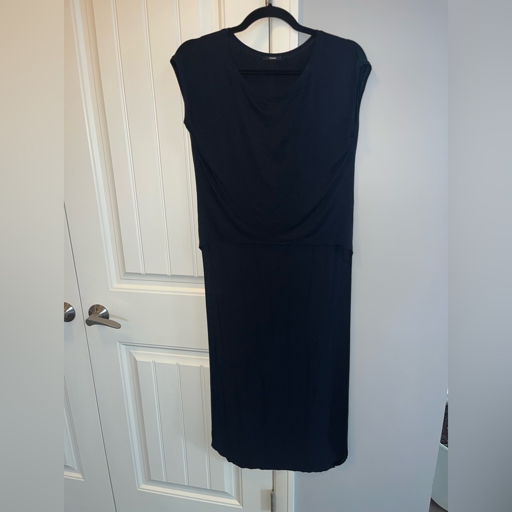 Tezenis Black Sleeveless shirt front short, back long M